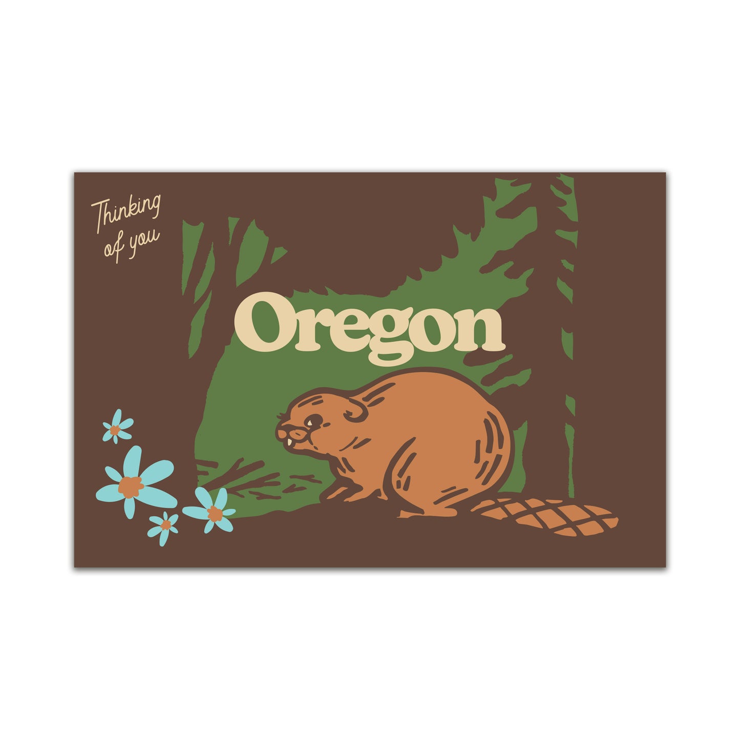 OR Baby Beaver Postcard