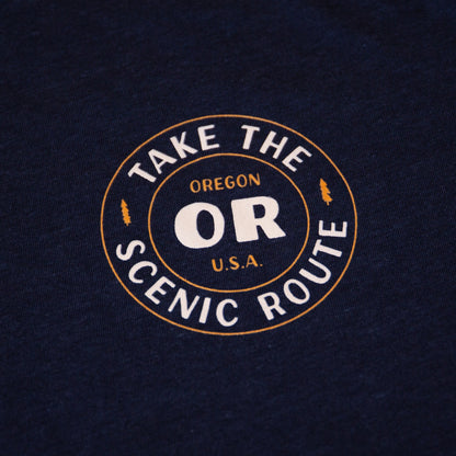 OR Scenic Route Unisex Shirt (Navy)