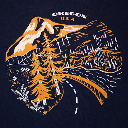 OR Scenic Route Unisex Shirt (Navy)