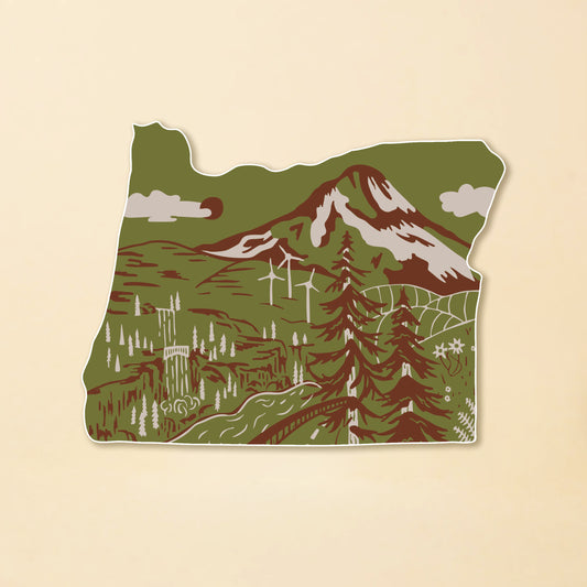 OR Scenic Route Sticker