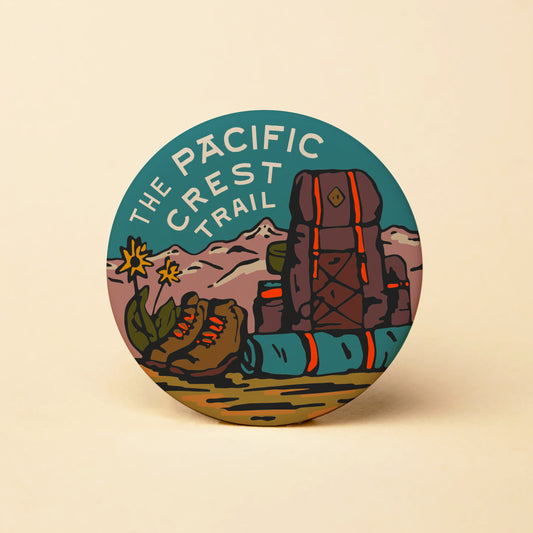 Pacific Crest Trail Round Magnet