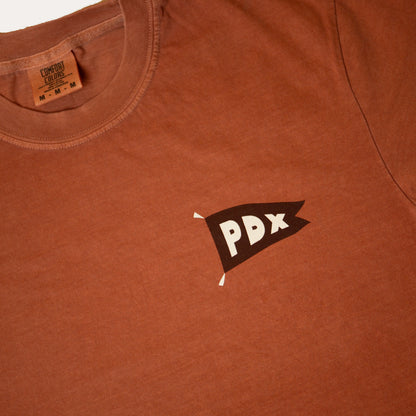 PDX Pennant Unisex Shirt (Yam)