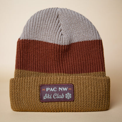 Pac NW Ski Club Beanie (Stripe)