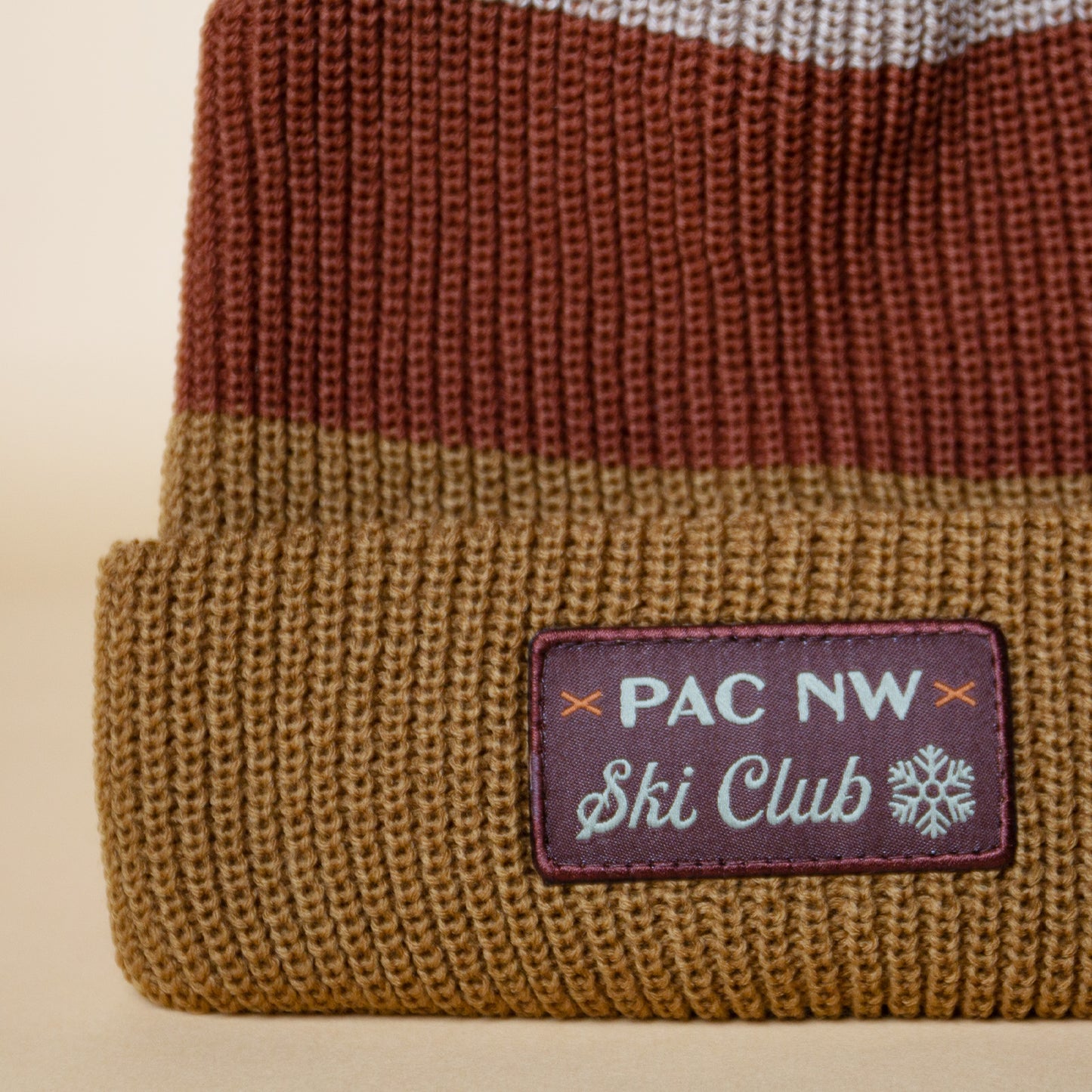 Pac NW Ski Club Beanie (Stripe)