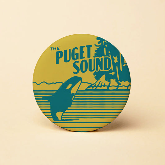 Puget Sound Round Magnet