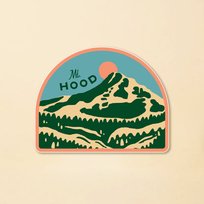 Retro Mt. Hood Sticker