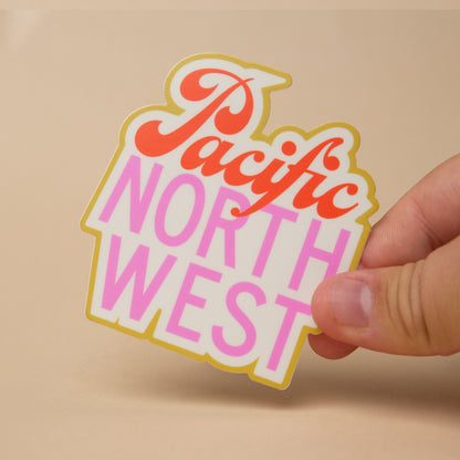 Retro PNW Sticker