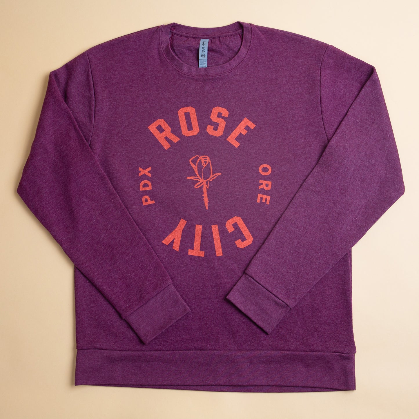 Rose City Crew Sweatshirt (Maroon)