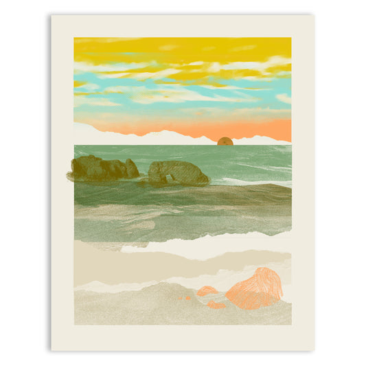 Seascape Collage Print