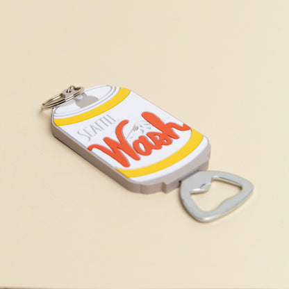 Seattle Beer Opener Keychain