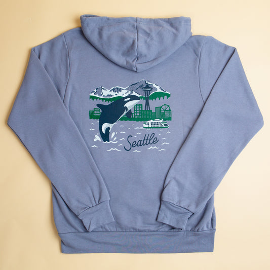 Seattle Orca Skyline Hoodie