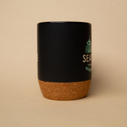 Emerald City Skyline Cork Mug