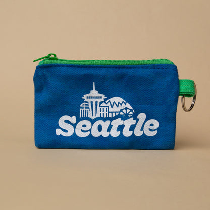 Seattle Skyline Zip Keychain