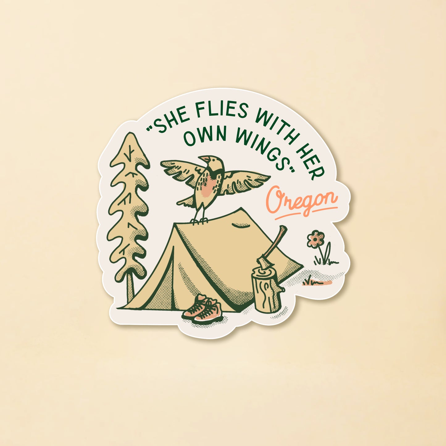 She Flies Sticker (2024)