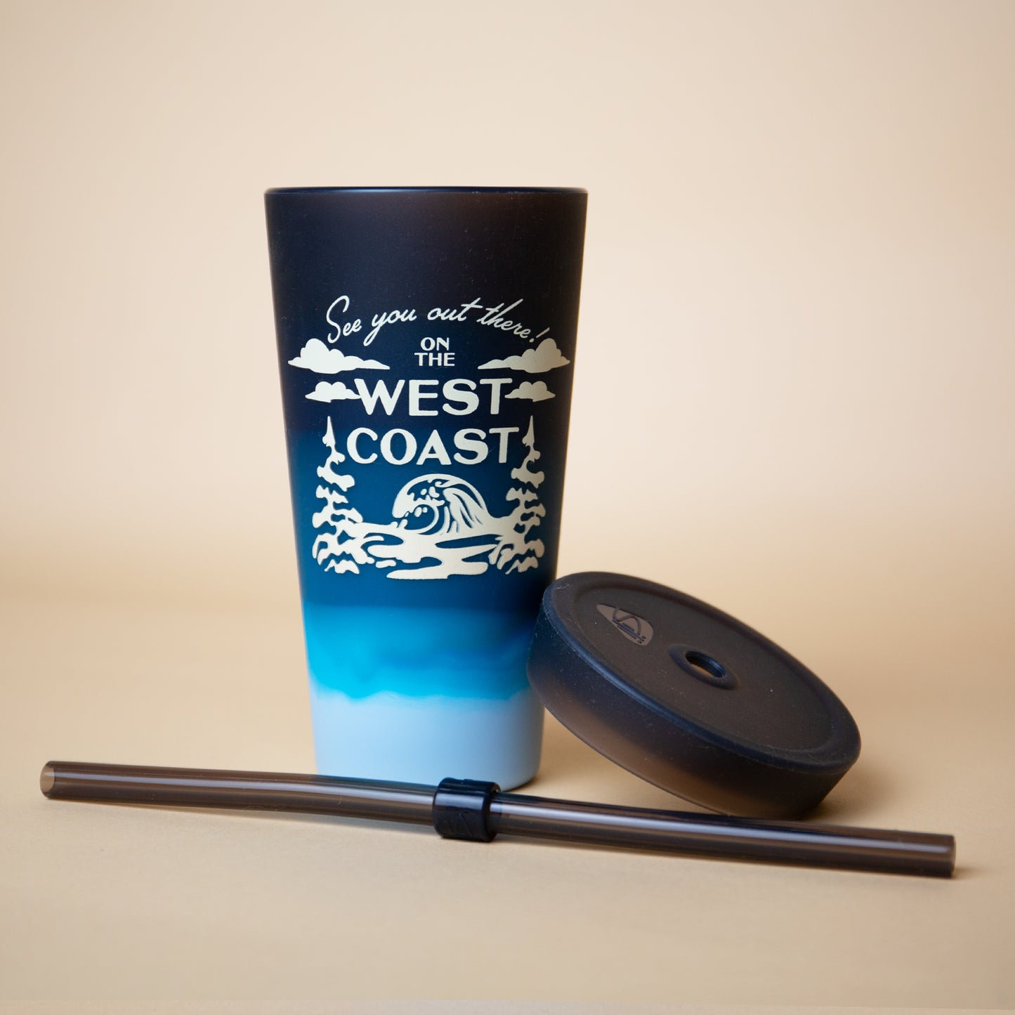 West Coast Straw Tumbler