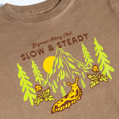 Slow & Steady Kids Tee (Brown)