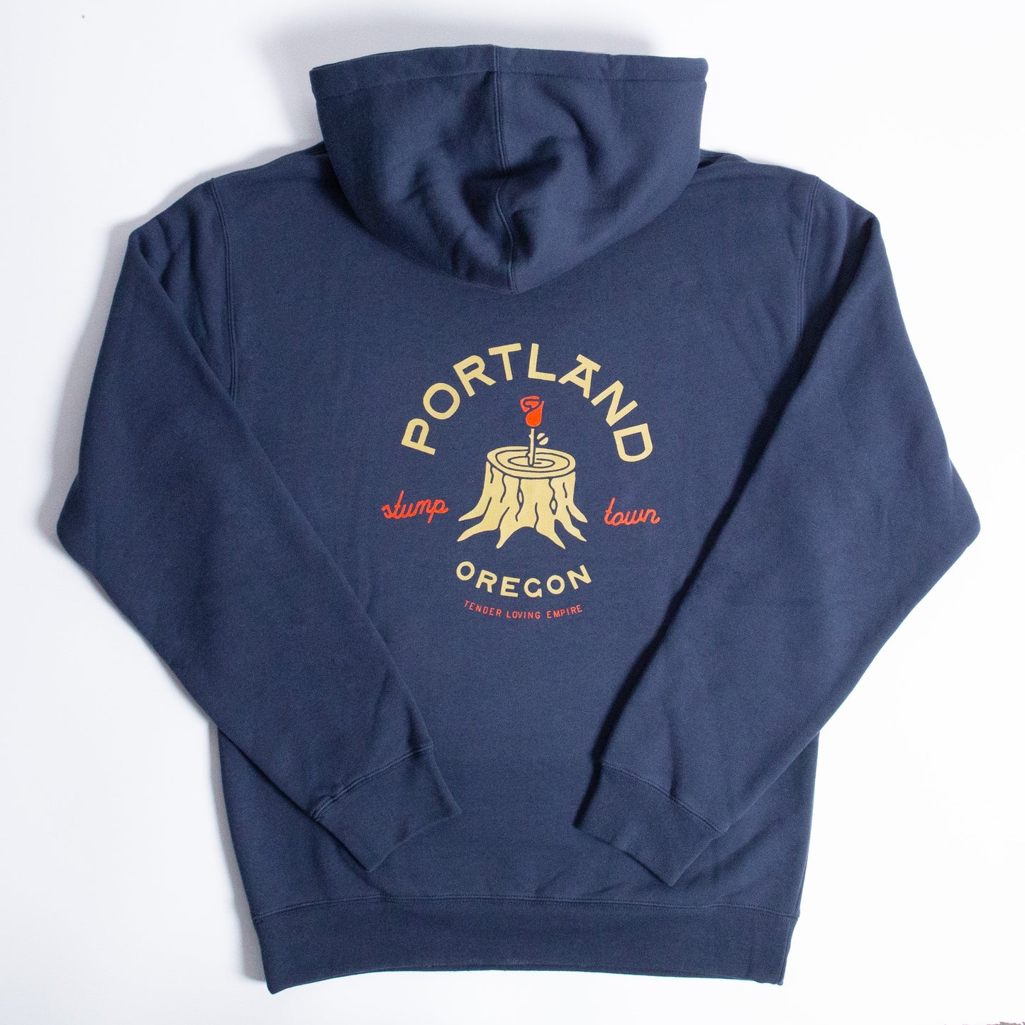 Portland Rose Stump Hoodie (Blue)