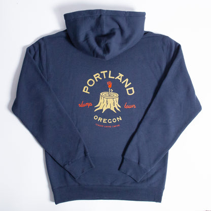 Portland Rose Stump Hoodie (Blue)