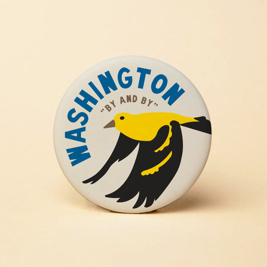 WA Finch Round Magnet