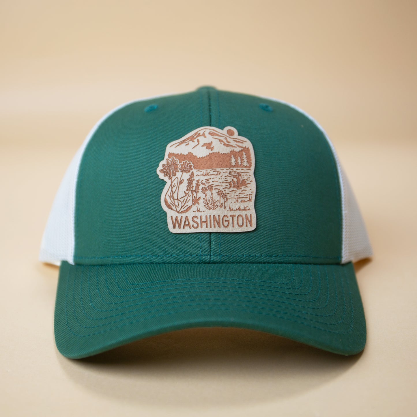 WA Mountain Lake Hat (Green)