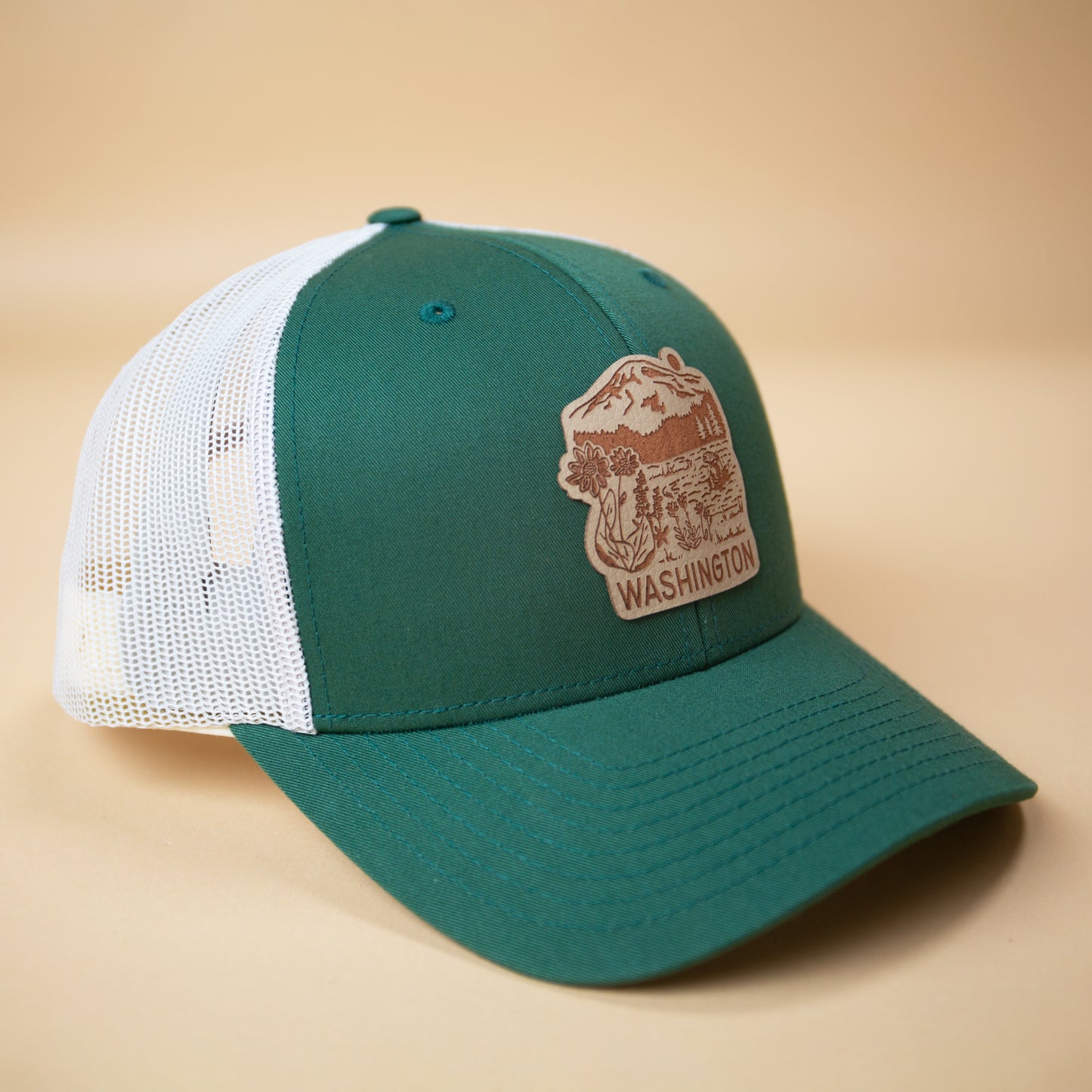 WA Mountain Lake Hat (Green)