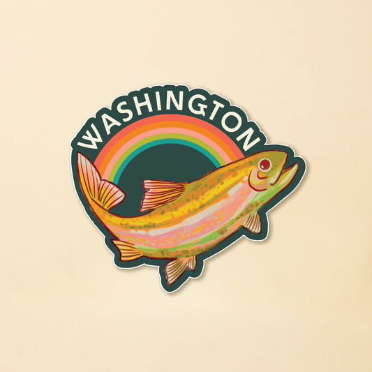 WA Rainbow Trout Sticker