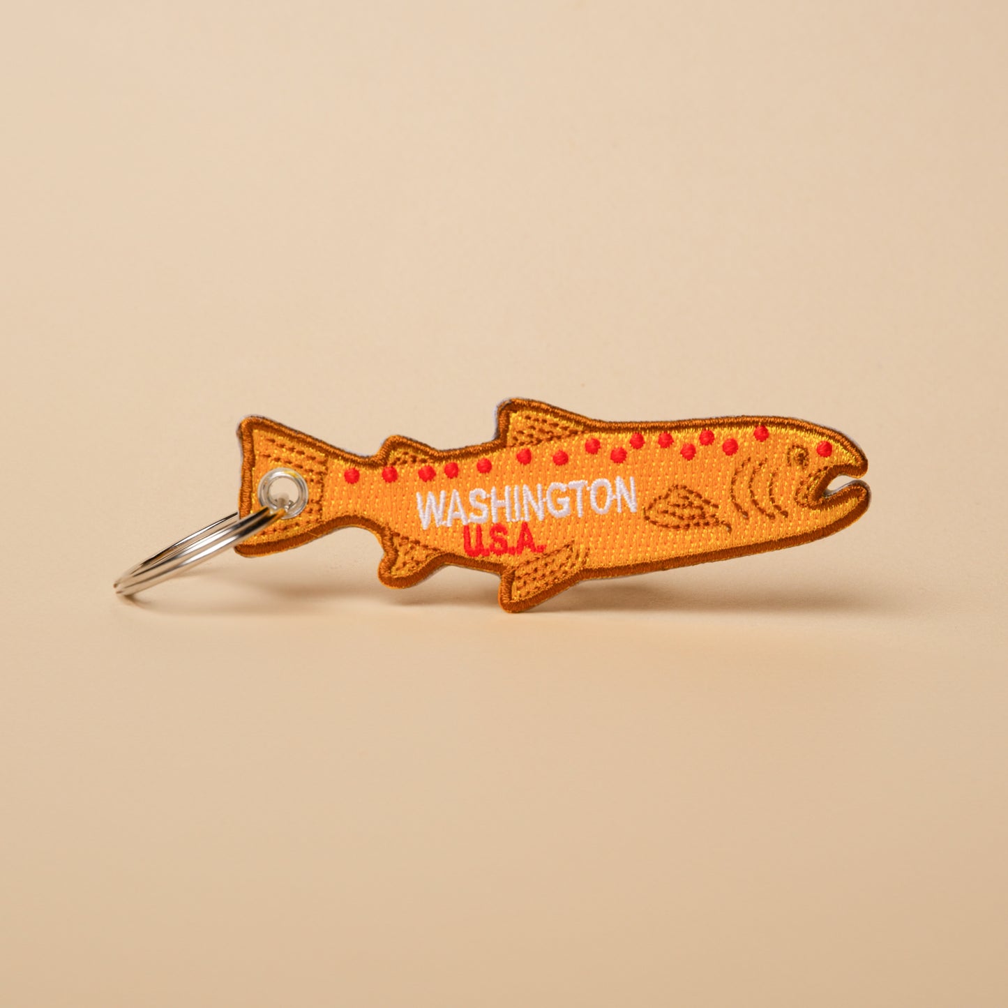 WA Fish Patch Keychain