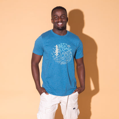 West Coast Wave Unisex Shirt (Teal)