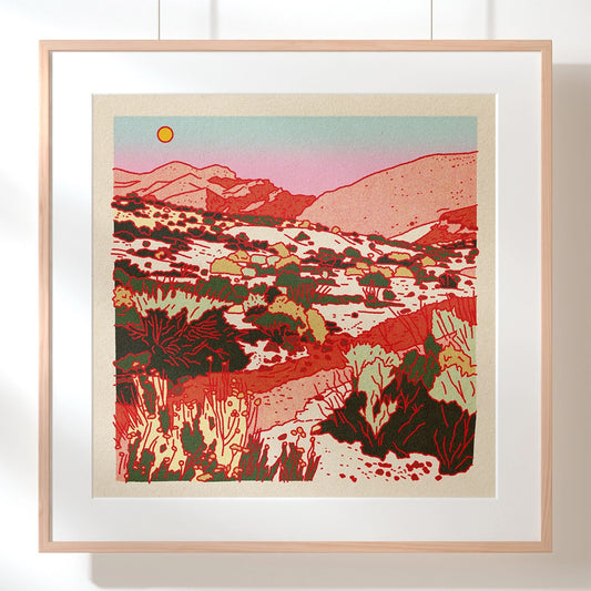 Caroline Clark: Desert Mountain #22 Print