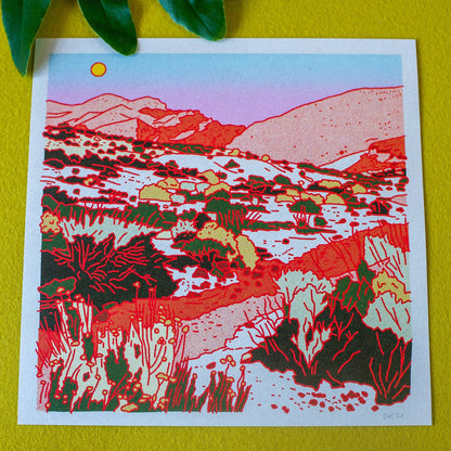 Caroline Clark: Desert Mountain #22 Print