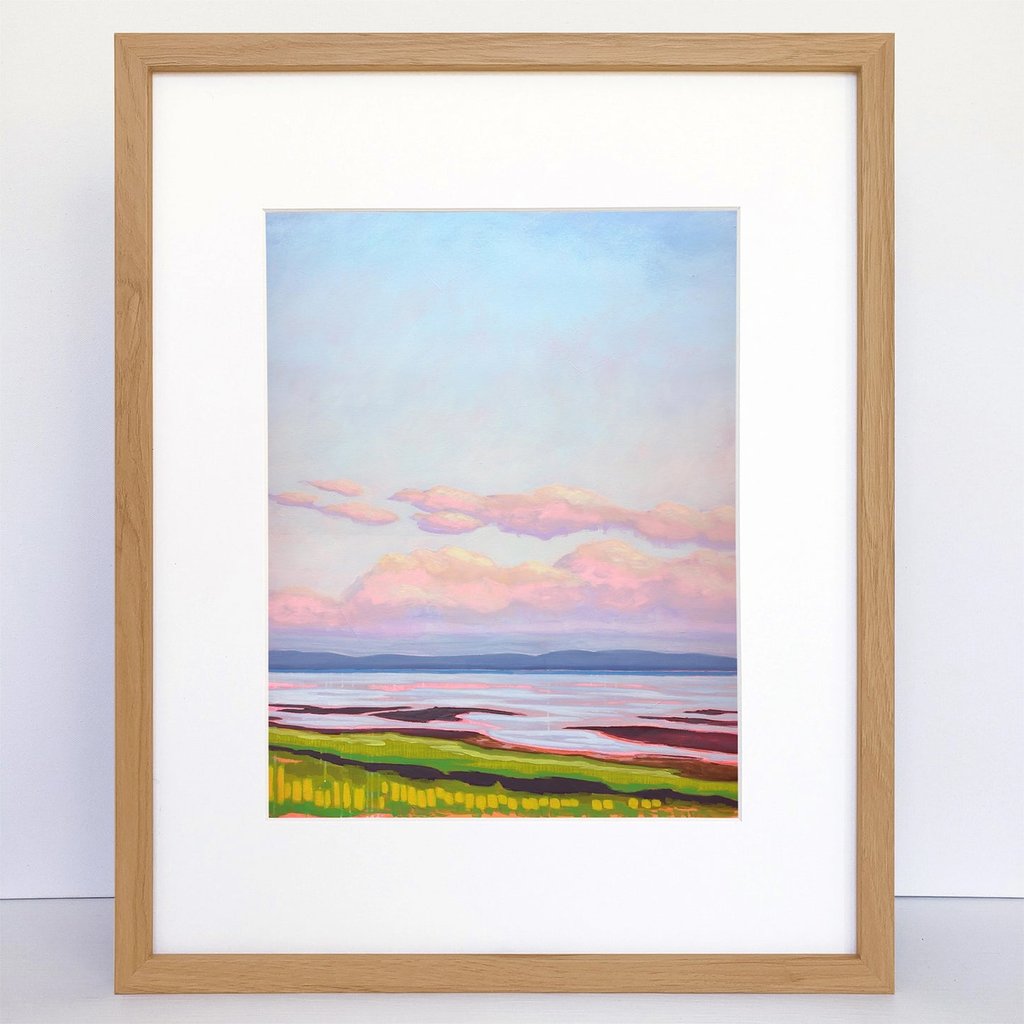 Catherine Freshley: Low Tide At Dusk Landscape Art Print