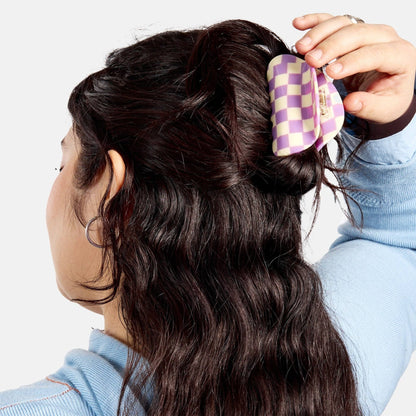 Checker Hair Claw