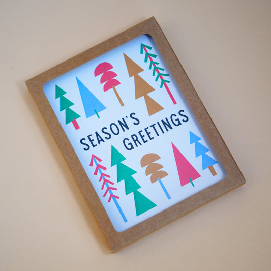 Card Set: Trees Season's Greetings Card