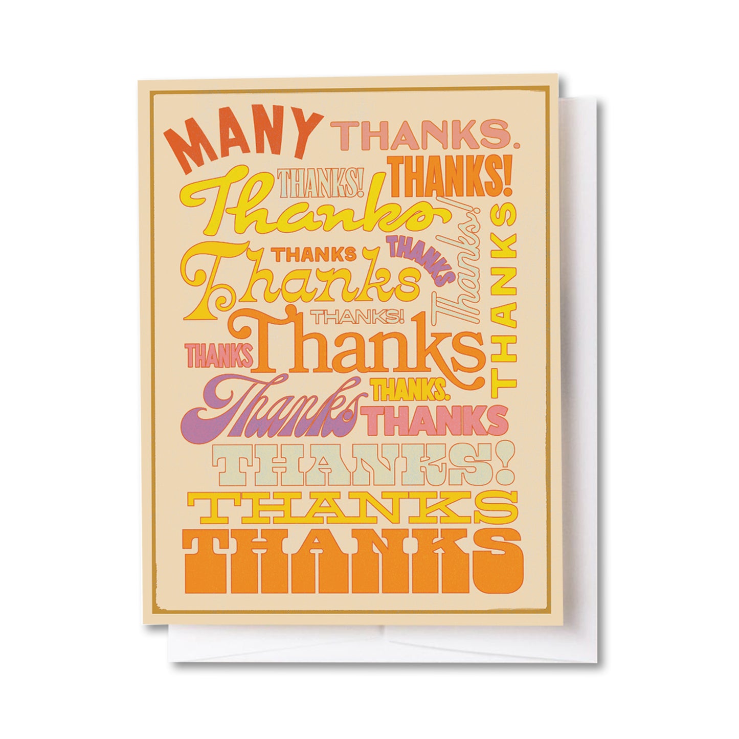 Many Thanks Card