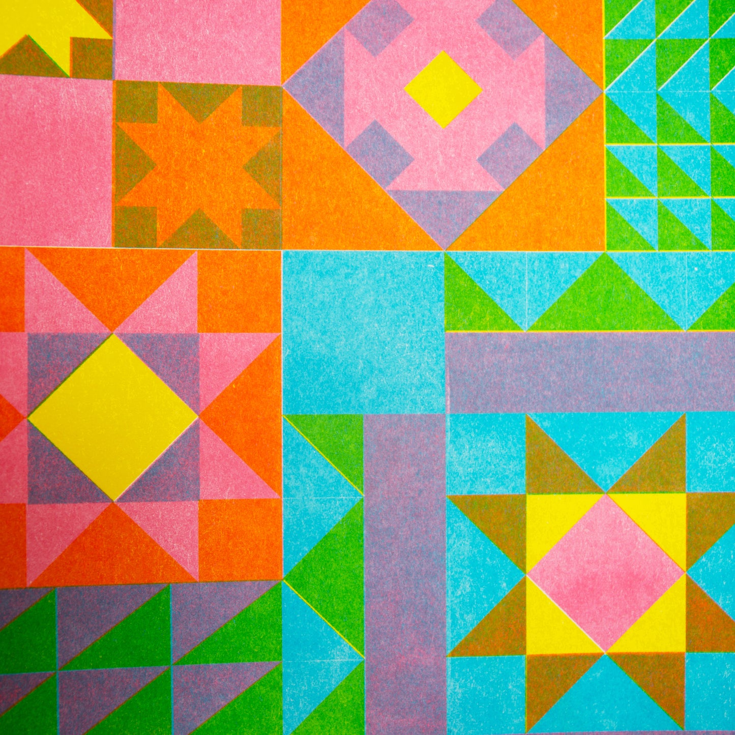 Quilt Riso Print