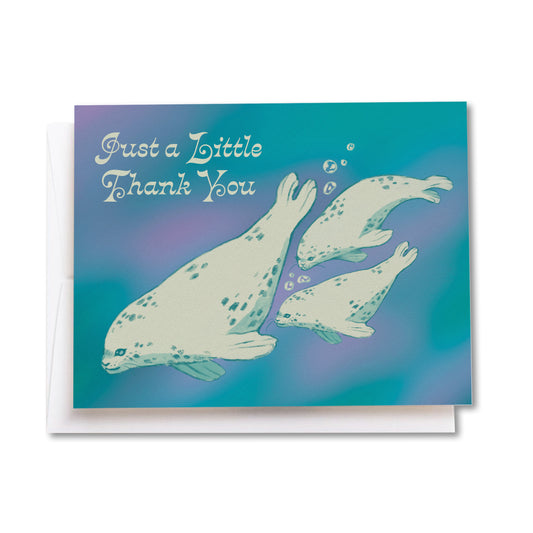 Thank You Seal Pups Card