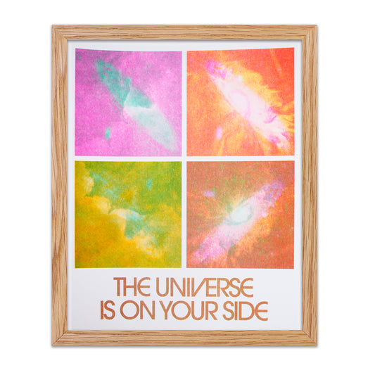 Universe on Your Side Riso Print