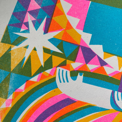 Dorothy Dot Cool: Quilt Of Life Riso Print