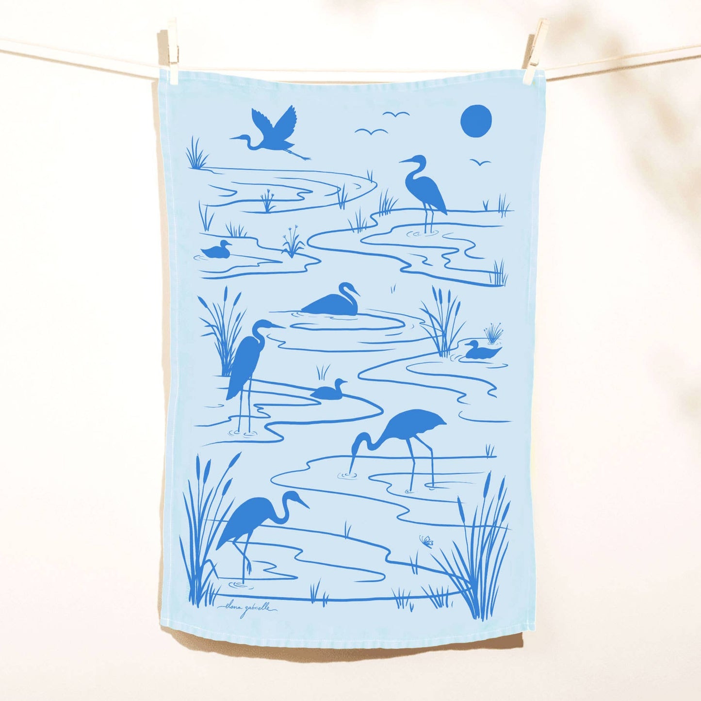 Estuary Linen Tea Towel