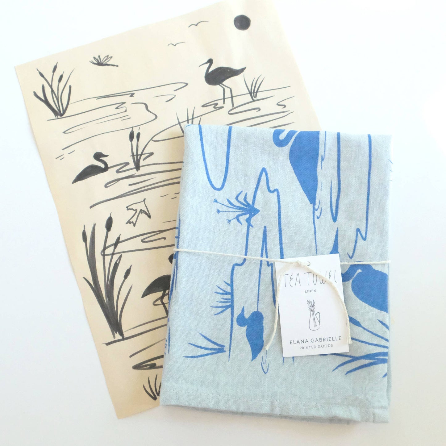 Estuary Linen Tea Towel