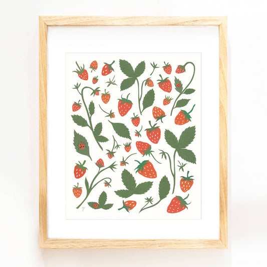 Elana Gabrielle: Strawberries Print