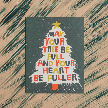 Full Christmas Tree Card