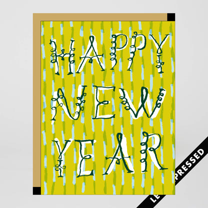 New Year Stripe Card