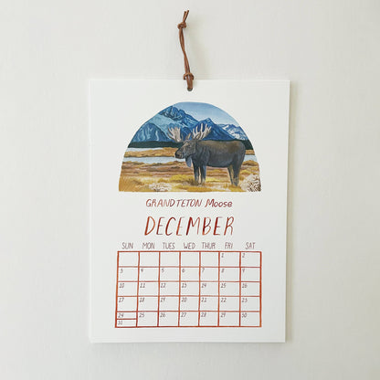 2026 Animals of the National Parks Calendar