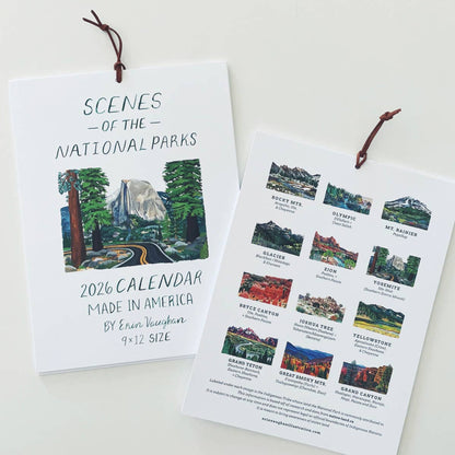 2026 Scenes of the National Parks Calendar