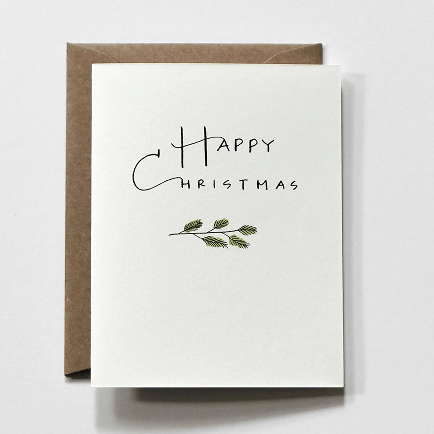 Christmas Leaf Card