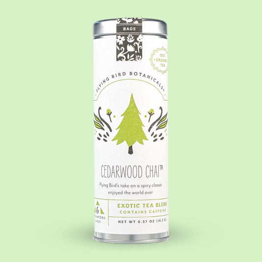 Cedarwood Chai 6 Bag Tea Tin