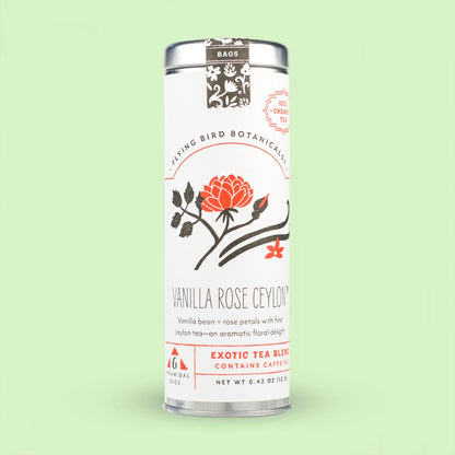 Vanilla Rose Ceylon Tea Tin