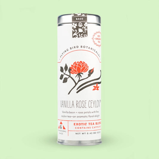 Vanilla Rose Ceylon Tea Tin