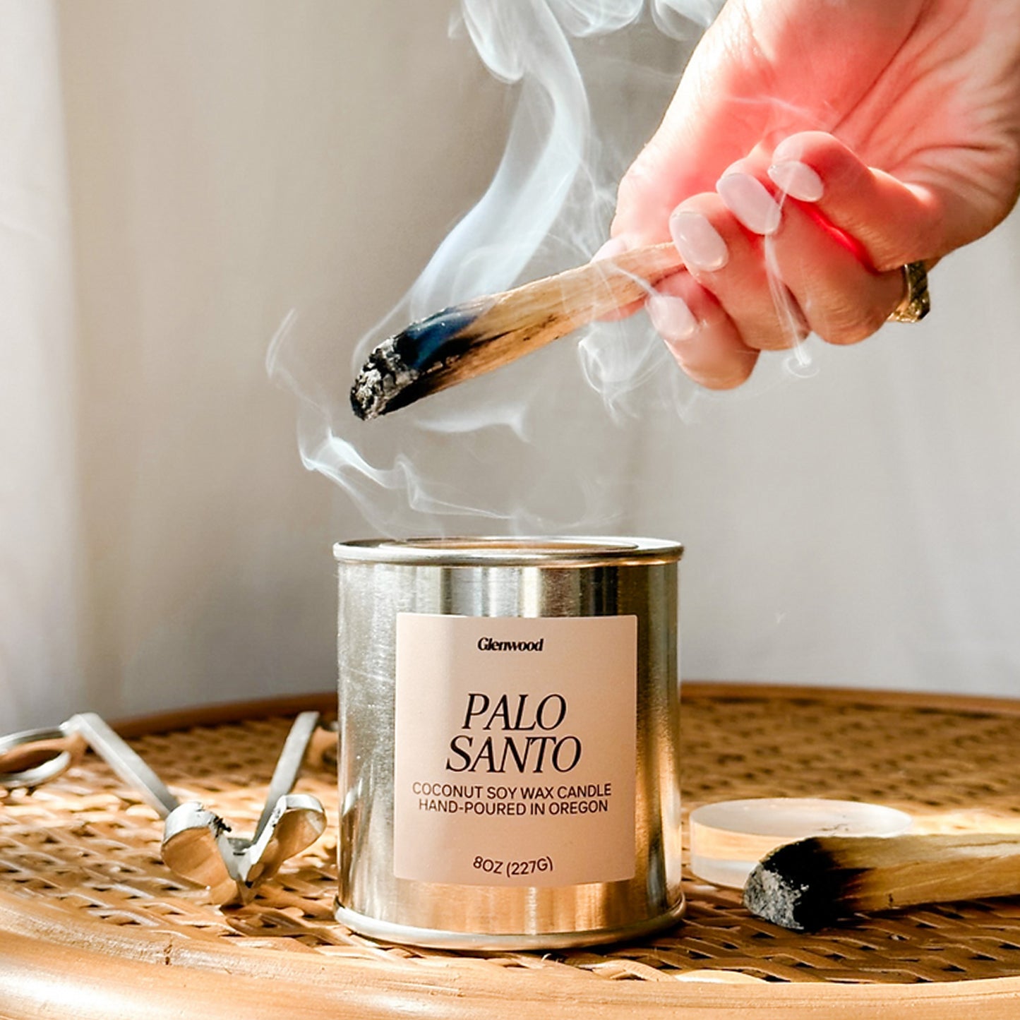 Palo Santo Candle Tin 8oz